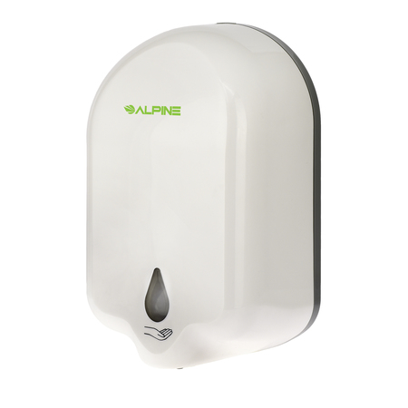 Alpine Industries Automatic Gel Hand Sanitizer/Soap Dispenser, 1100mL, White 431-L
